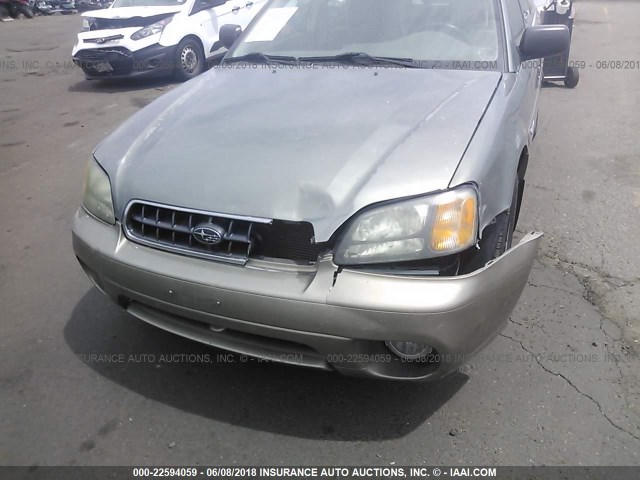 4S3BH675747646347 - 2004 SUBARU LEGACY OUTBACK AWP 绿色 照片 6