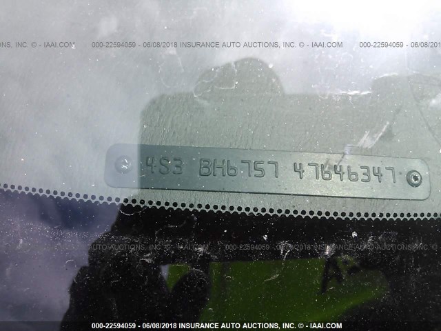 4S3BH675747646347 - 2004 SUBARU LEGACY OUTBACK AWP 绿色 照片 9