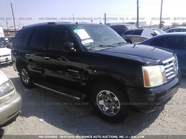 1GYEC63T15R123468 - 2005 CADILLAC ESCALADE LUXURY შავი ფოტო 1