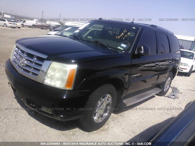 1GYEC63T15R123468 - 2005 CADILLAC ESCALADE LUXURY შავი ფოტო 2