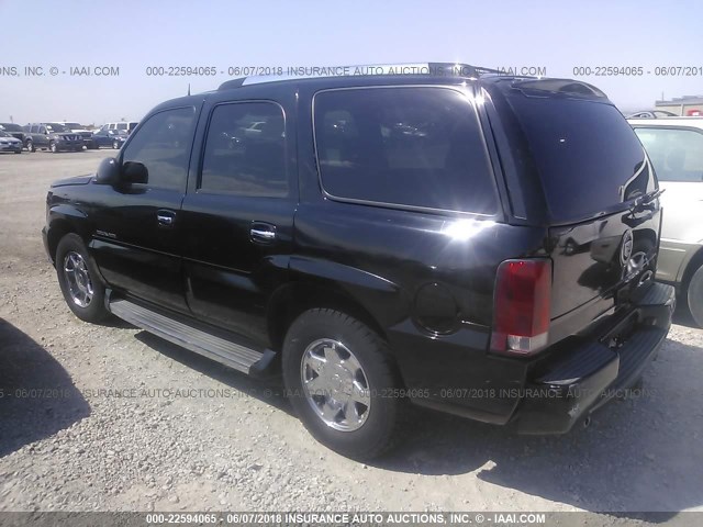 1GYEC63T15R123468 - 2005 CADILLAC ESCALADE LUXURY შავი ფოტო 3