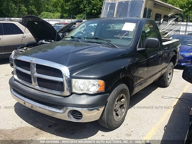 1D7HA16K83J660077 - 2003 DODGE RAM 1500 ST BLACK photo 2