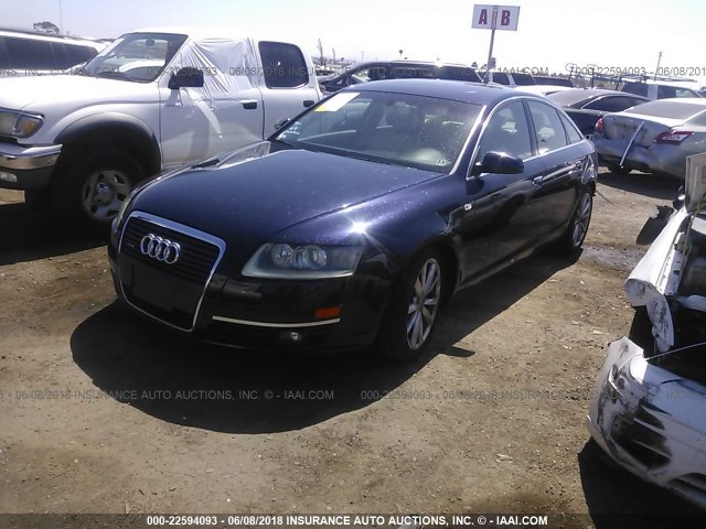 WAUDT74F45N051072 - 2005 AUDI A6 3.2 QUATTRO BLUE photo 2