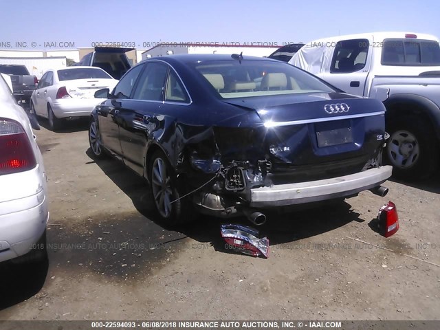 WAUDT74F45N051072 - 2005 AUDI A6 3.2 QUATTRO BLUE photo 3