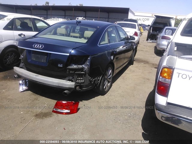 WAUDT74F45N051072 - 2005 AUDI A6 3.2 QUATTRO BLUE photo 4