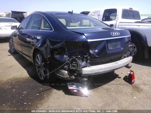 WAUDT74F45N051072 - 2005 AUDI A6 3.2 QUATTRO BLUE photo 6