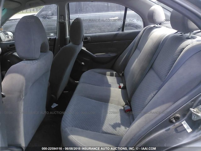 2HGES16385H558402 - 2005 HONDA CIVIC DX VP GRAY photo 8