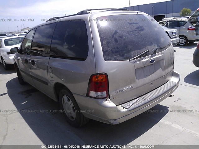 2FMZA51433BA16954 - 2003 FORD WINDSTAR LX BEIGE photo 3