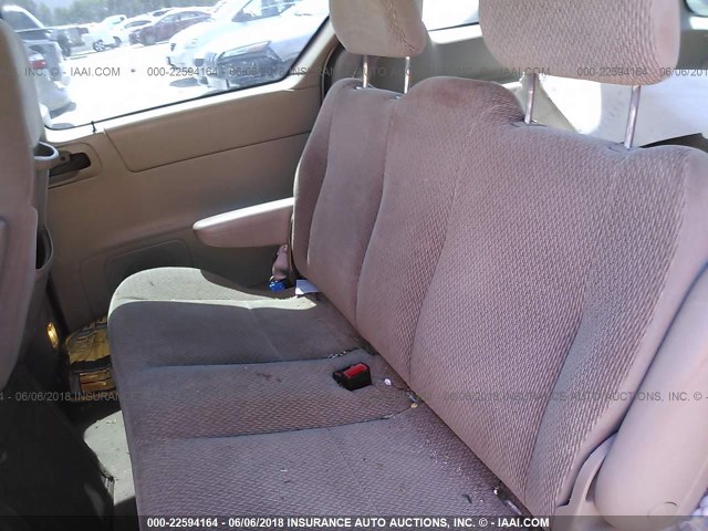 2FMZA51433BA16954 - 2003 FORD WINDSTAR LX BEIGE photo 8