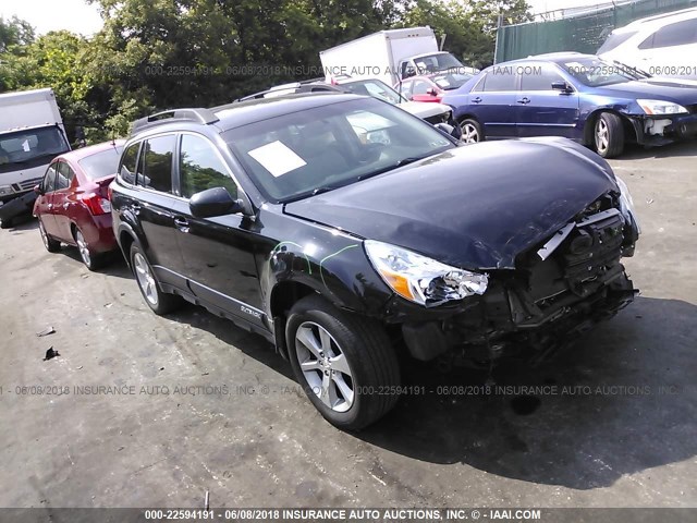 4S4BRBKC9D3325201 - 2013 SUBARU OUTBACK 2.5I LIMITED BLACK photo 1