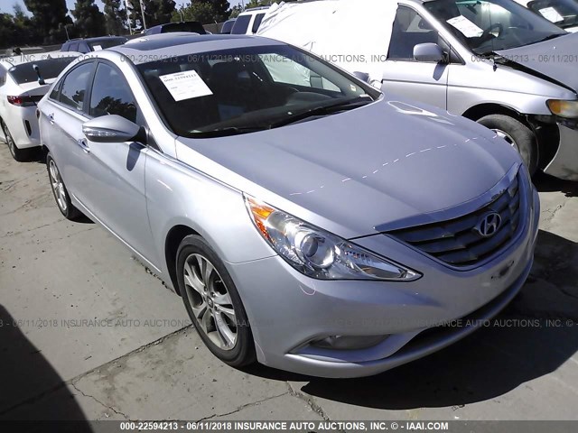 5NPEC4ACXBH139068 - 2011 HYUNDAI SONATA SE/LIMITED SILVER photo 1