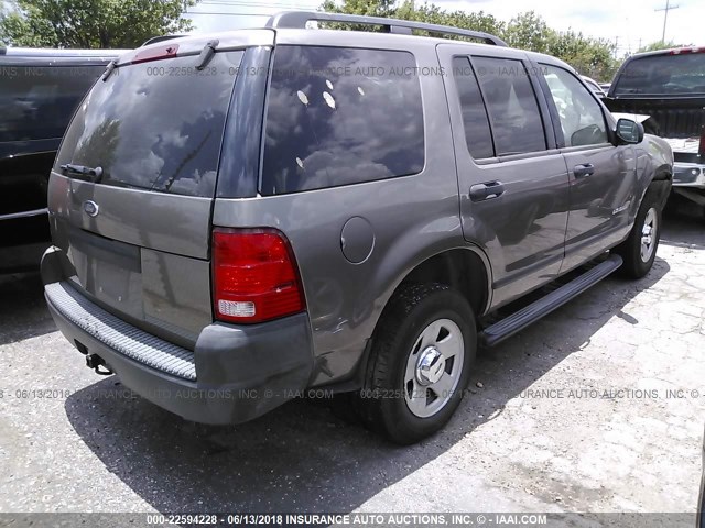 1FMZU62K24ZB21736 - 2004 FORD EXPLORER XLS/XLS SPORT BROWN photo 4