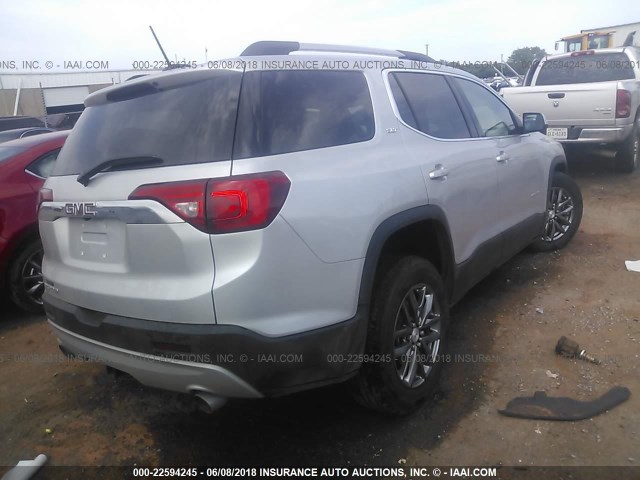 1GKKNMLS0HZ302883 - 2017 GMC ACADIA SLT-1 Srebrny zdjęcie 4