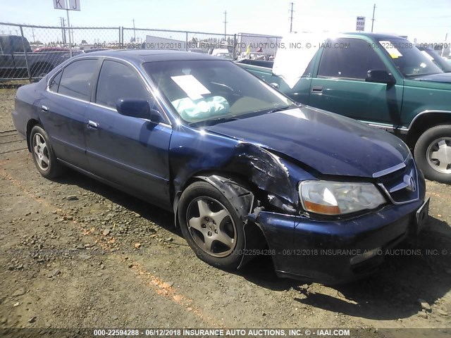 19UUA56612A032462 - 2002 ACURA 3.2TL BLUE photo 1