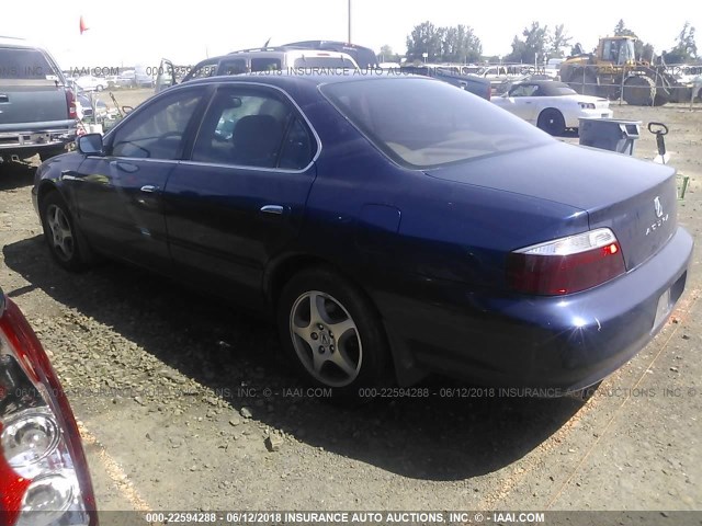 19UUA56612A032462 - 2002 ACURA 3.2TL BLUE photo 3