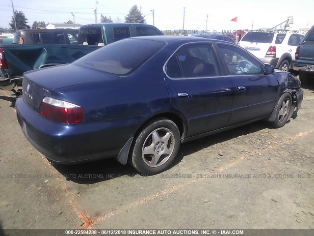 19UUA56612A032462 - 2002 ACURA 3.2TL BLUE photo 4