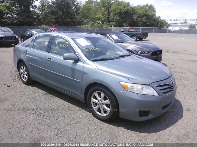 4T1BF3EKXAU577451 - 2010 TOYOTA CAMRY SE/LE/XLE BLUE photo 1