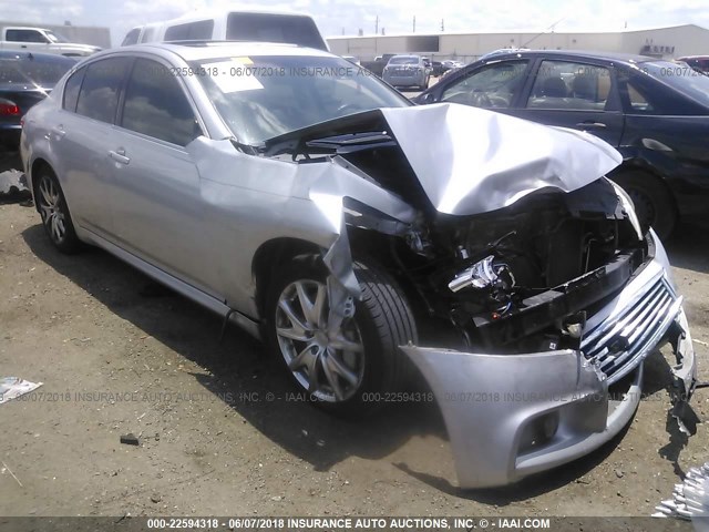 JN1CV6AP3AM201028 - 2010 INFINITI G37 SPORT 银色 照片 1