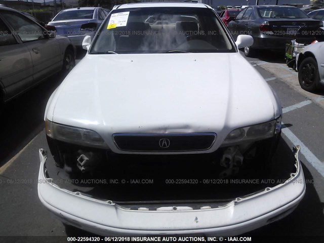 JH4KA7655SC005843 - 1995 ACURA LEGEND L WHITE photo 6