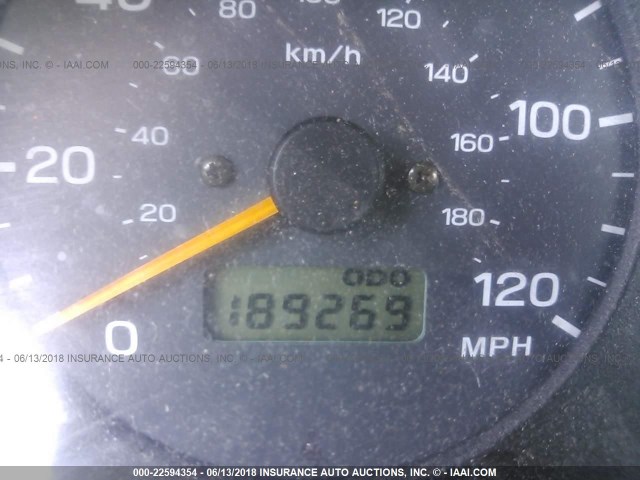 JF1SF6556WG768621 - 1998 SUBARU FORESTER S RED photo 7