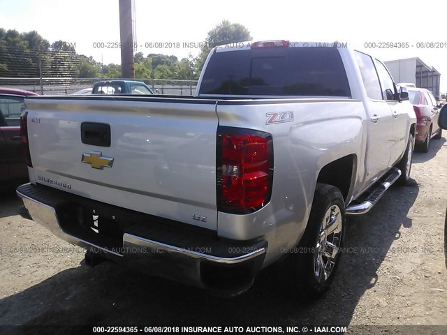 3GCUKSEC4FG135089 - 2015 CHEVROLET SILVERADO K1500 LTZ SILVER photo 4