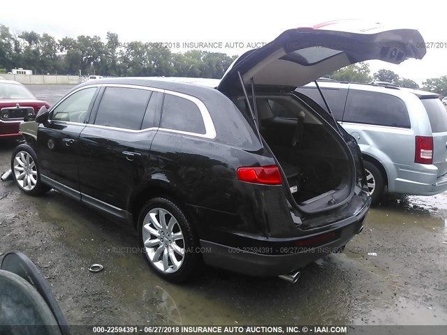 2LMHJ5AR1ABJ18424 - 2010 LINCOLN MKT BLACK photo 3