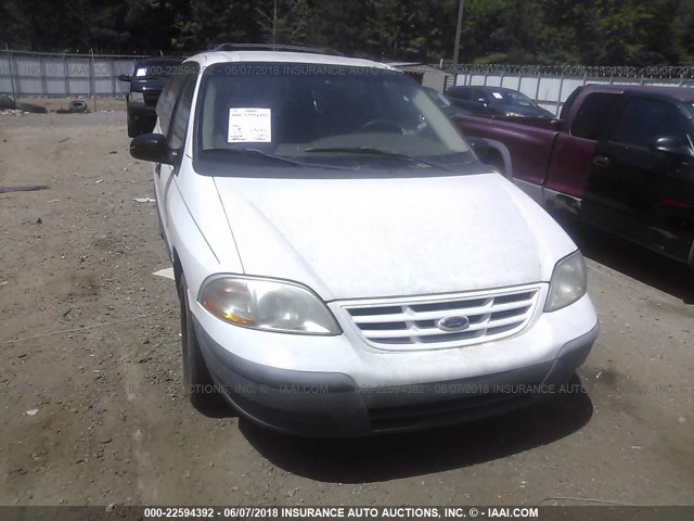 2FMZA5142YBB25753 - 2000 FORD WINDSTAR LX WHITE photo 6