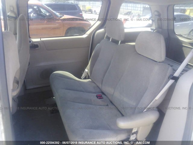 2FMZA5142YBB25753 - 2000 FORD WINDSTAR LX WHITE photo 8