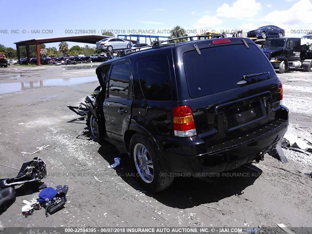 1FMCU04196KA06344 - 2006 FORD ESCAPE LIMITED BLACK photo 3