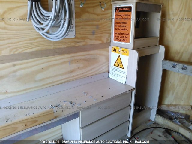 5NHUEH213HY074563 - 2017 FOREST RIVER UTILITY TRAILER  WHITE photo 10