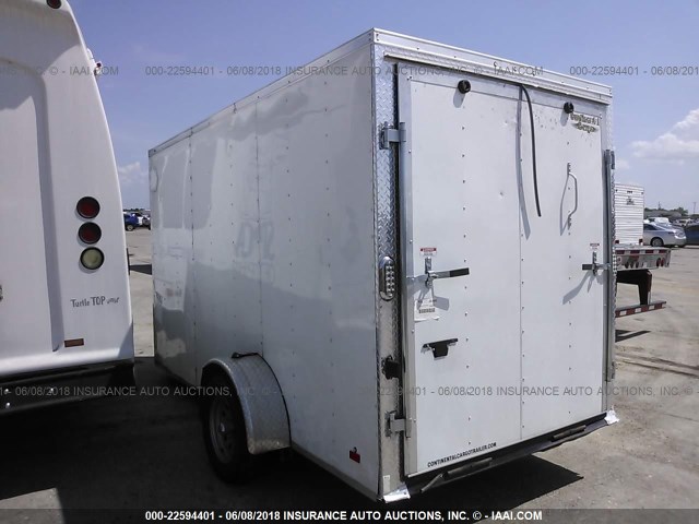 5NHUEH213HY074563 - 2017 FOREST RIVER UTILITY TRAILER  WHITE photo 3