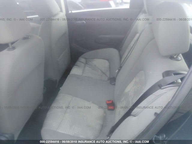 1G1JA6SH2E4147453 - 2014 CHEVROLET SONIC LS BLACK photo 8