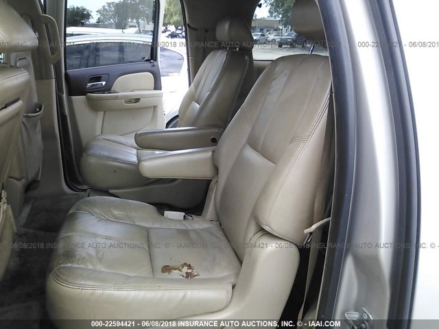 1GKFK66827J317145 - 2007 GMC YUKON XL DENALI TAN photo 8