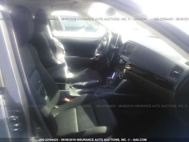 JM3KE2CY6E0331428 - 2014 MAZDA CX-5 TOURING GRAY photo 5