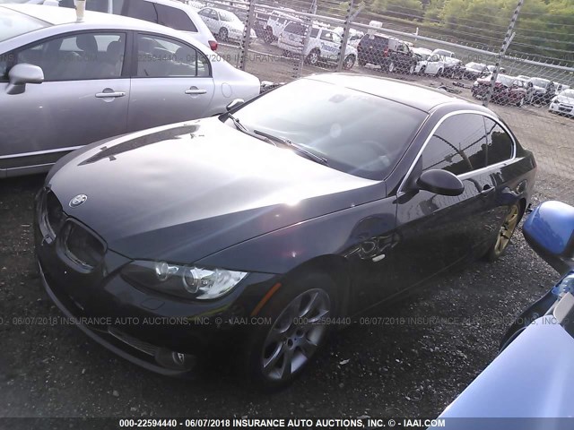 WBAWC73548E065611 - 2008 BMW 335 XI BLACK photo 2