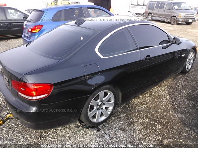 WBAWC73548E065611 - 2008 BMW 335 XI BLACK photo 4