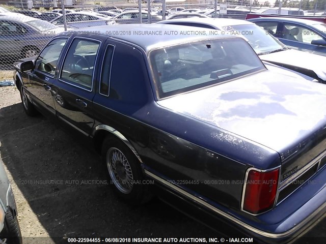 1LNLM82W8VY691512 - 1997 LINCOLN TOWN CAR SIGNATURE/TOURING BLUE photo 3