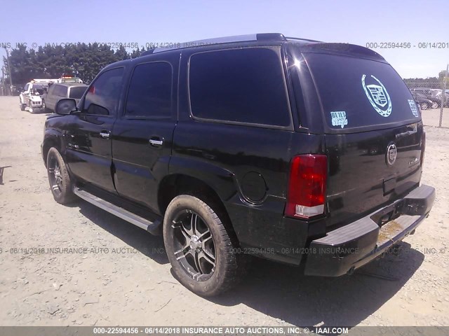 1GYEK63N12R202123 - 2002 CADILLAC ESCALADE LUXURY 黑色 照片 3