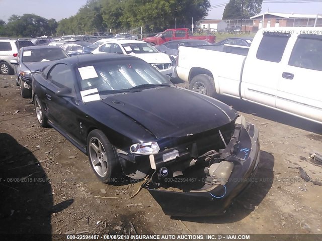 1FALP45D2SF213369 - 1995 FORD MUSTANG COBRA SVT BLACK photo 1