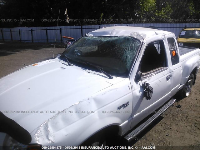 1FTZR45E43PB63092 - 2003 FORD RANGER SUPER CAB WHITE photo 6