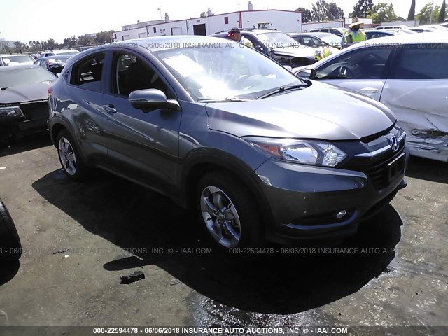 3CZRU5H5XHG710047 - 2017 HONDA HR-V EX GRAY photo 1