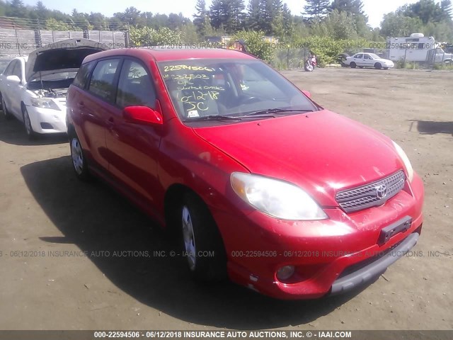 2T1KR32E45C474569 - 2005 TOYOTA COROLLA MATRIX XR RED photo 1