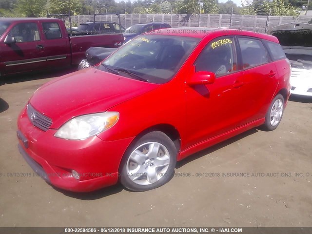 2T1KR32E45C474569 - 2005 TOYOTA COROLLA MATRIX XR RED photo 2