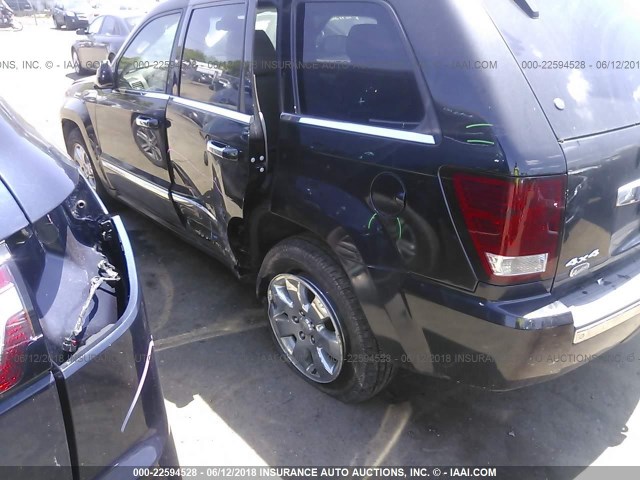 1J8HR68TX9C538221 - 2009 JEEP GRAND CHEROKEE OVERLAND BLACK photo 6