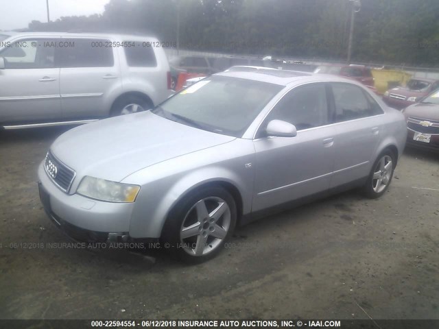 WAULT68E73A278378 - 2003 AUDI A4 3.0 QUATTRO SILVER photo 2