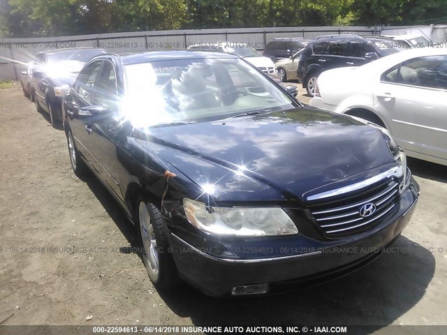 KMHFC46F38A255182 - 2008 HYUNDAI AZERA SE/LIMITED BLACK photo 1