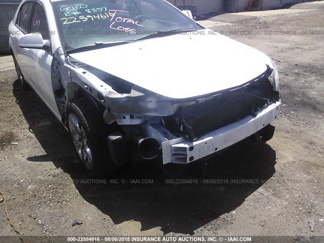 1G1ZC5EB6AF195969 - 2010 CHEVROLET MALIBU 1LT თეთრი ფოტო 6