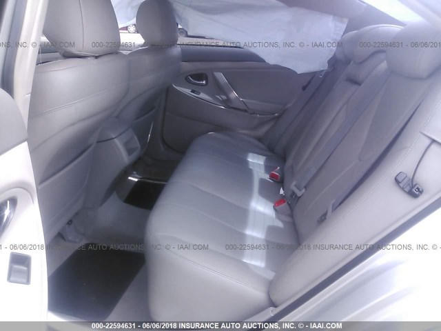 4T1BE46K68U759813 - 2008 TOYOTA CAMRY CE/LE/XLE/SE SILVER photo 8