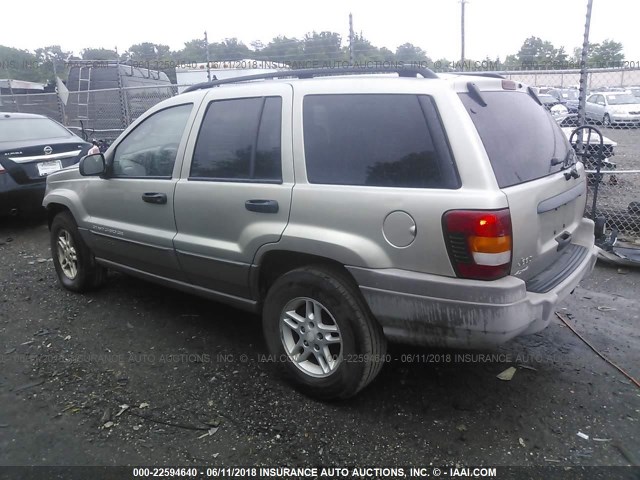 1J4GW48S44C347615 - 2004 JEEP GRAND CHEROKEE LAREDO/COLUMBIA/FREEDOM 金色 照片 3