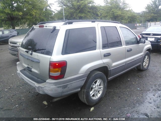 1J4GW48S44C347615 - 2004 JEEP GRAND CHEROKEE LAREDO/COLUMBIA/FREEDOM 金色 照片 4